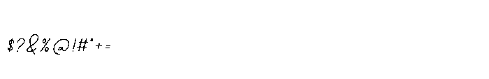 Briton Pair Script Font OTHER CHARS