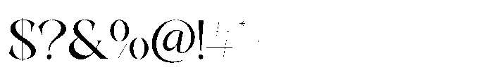 Briton Pair Serif Font OTHER CHARS