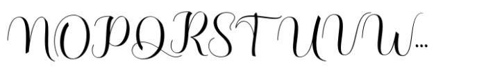 Brittney Script Slant Font UPPERCASE