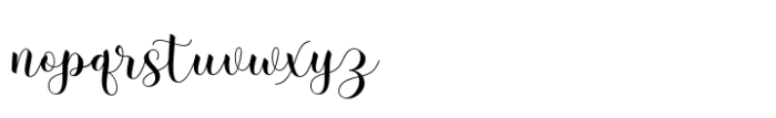 Brittney Script Slant Font LOWERCASE
