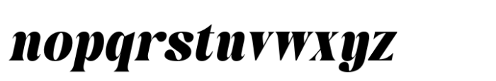 Brivane Italic Font LOWERCASE