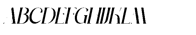 Brivonne Royale Oblique Font UPPERCASE