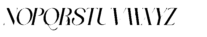 Brivonne Royale Oblique Font UPPERCASE