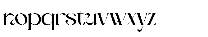 Brivonne Royale Regular Font LOWERCASE