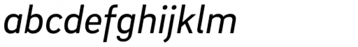 Brix Sans Italic Font LOWERCASE