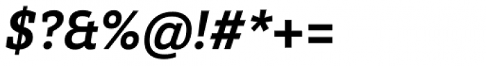 Brix Slab Bold Italic Font OTHER CHARS