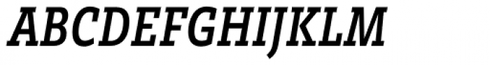 Brix Slab Condensed Bold Italic Font UPPERCASE
