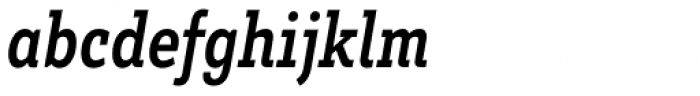 Brix Slab Condensed Bold Italic Font LOWERCASE