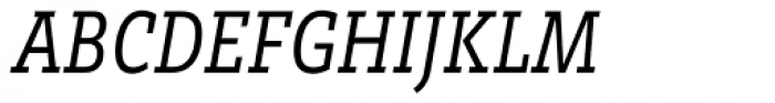 Brix Slab Condensed Italic Font UPPERCASE