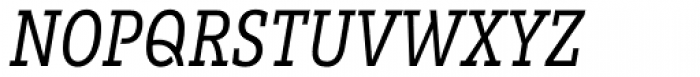 Brix Slab Condensed Italic Font UPPERCASE