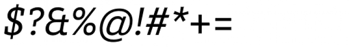 Brix Slab Italic Font OTHER CHARS