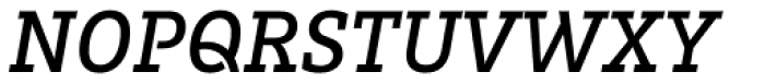 Brix Slab Medium Italic Font UPPERCASE