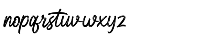 Brmsli Font LOWERCASE
