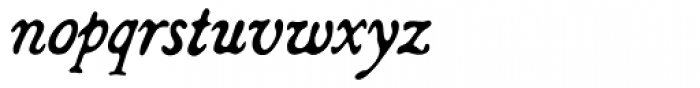 Broadsheet Lining Italic Font LOWERCASE