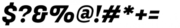 Broadside Bold Italic Font OTHER CHARS