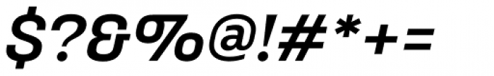 Broadside Demi Bold Italic Font OTHER CHARS
