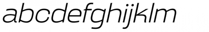 Broadside Light Extended Italic Font LOWERCASE