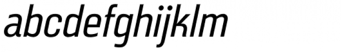 Broadside Medium Condensed Italic Font LOWERCASE