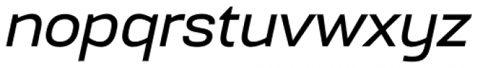 Broadside Medium Extended Italic Font LOWERCASE