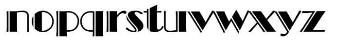 Broadway Com Engraved Font LOWERCASE