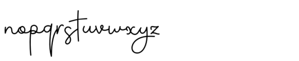 Broadways Beautiful Font LOWERCASE