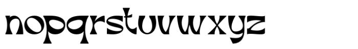 Broca Font LOWERCASE