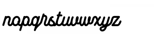 Brocades Script Regular Font LOWERCASE