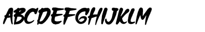 Brocker Marker Font UPPERCASE