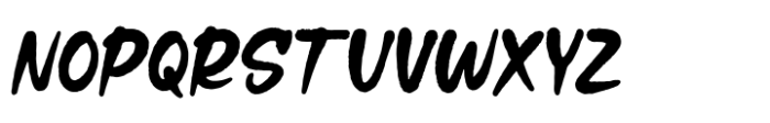 Brocker Marker Font UPPERCASE