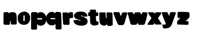 Brockless Font LOWERCASE