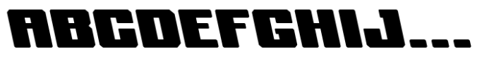 Brocks Bold Left Font LOWERCASE
