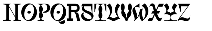 Brocky Whiesed Font UPPERCASE