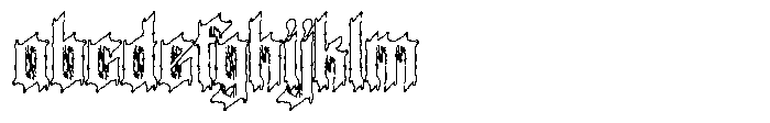 Brocore Outline FONT