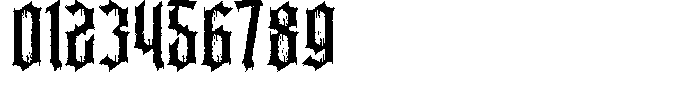 Brocore Regular Font OTHER CHARS