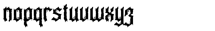 Brocore Regular Font LOWERCASE