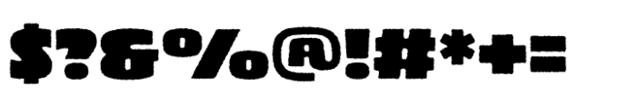 Brodaers Expanded Rough Font OTHER CHARS