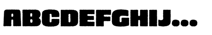 Brodaers Expanded Rough Font