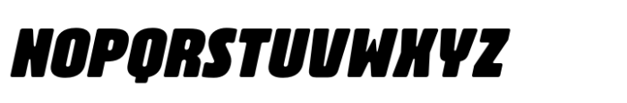 Brodaers Round Oblique Font UPPERCASE