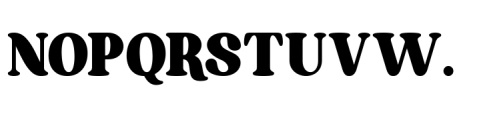 Brodille Font UPPERCASE