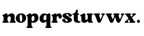 Brodille Font LOWERCASE