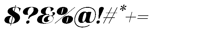 Broftin Resort  Italic Italic Font OTHER CHARS