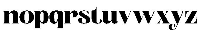 Broftin Resort  Regular Font LOWERCASE