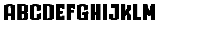 Brogame Font UPPERCASE