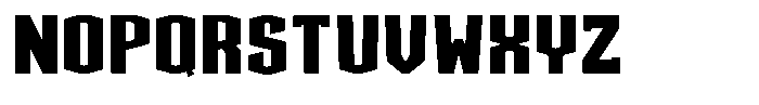 Brogame Font UPPERCASE