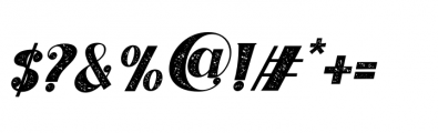 Broggitto Swash Italic Font OTHER CHARS