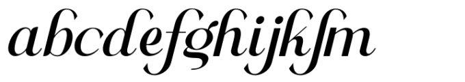 Brogi Italic Font LOWERCASE