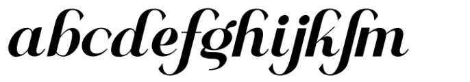 Brogi Medium Italic Font LOWERCASE