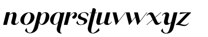 Brogi Medium Italic Font LOWERCASE