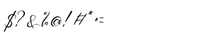 Brohillo Script Font OTHER CHARS