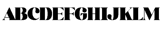 Brojack Font UPPERCASE